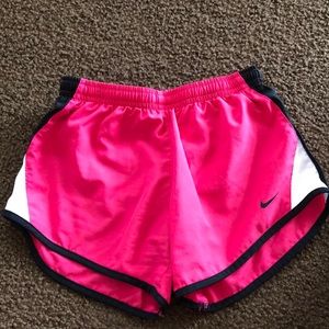 pink nike shorts